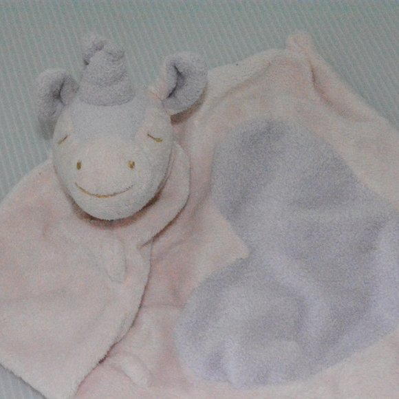Angel Dear Plush Unicorn Baby Blanket Toy Lovey - Picture 7 of 7
